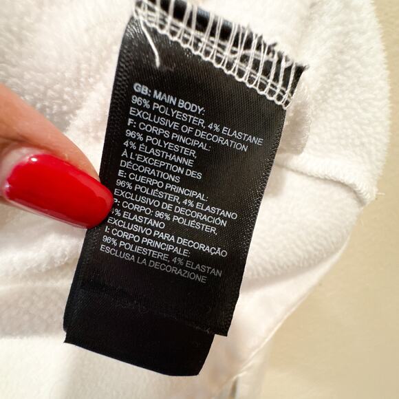 The Northface Women's Fleece Canyonlands 1/2 zip White Heather - Picture 4 of 8